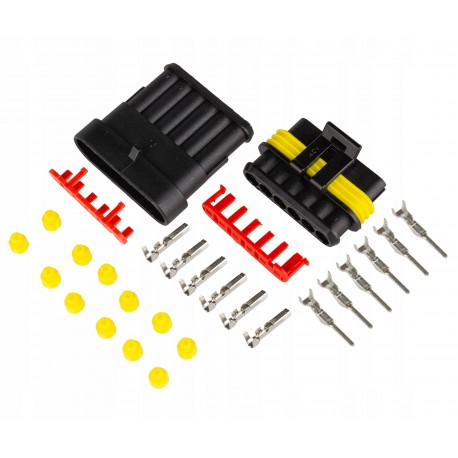 KOSTKA ZŁĄCZE HERMETYCZNE WTYK SUPERSEAL 6 PIN