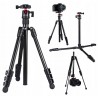 LEKKI Statyw do Aparatu dla vlogera podróżnika PRO do Aparatu Foto 700g + Głowica