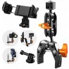 Uchwyt mocujący Magic Arm Crab Clamp Zacisk z głowicą + Uchwyt na telefon