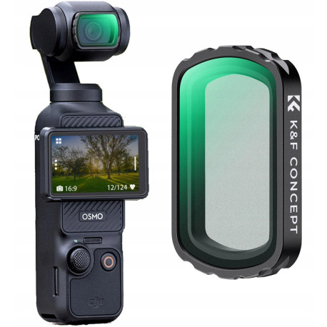 Filtr dyfuzyjny Black Mist Diffusion 1/4 do DJI Osmo Pocket 3 K&F Nano-X