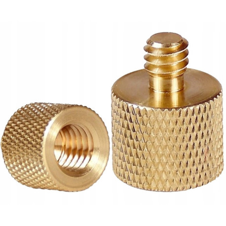 Adapter redukcja gwint foto 3/8 na 1/4 cala fotograficzna statywowa