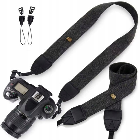 Pasek do aparatu NARAMIENNY VINTAGE do Nikon Sony Canon Panasonic Smycz