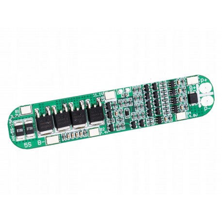 Moduł zabezpieczający 5S 15A 21V BMS/PMS Li-ion