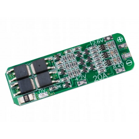 Ładowarka 3S 20A 12,6V BMS PCM Li-ion ogniwa 18650