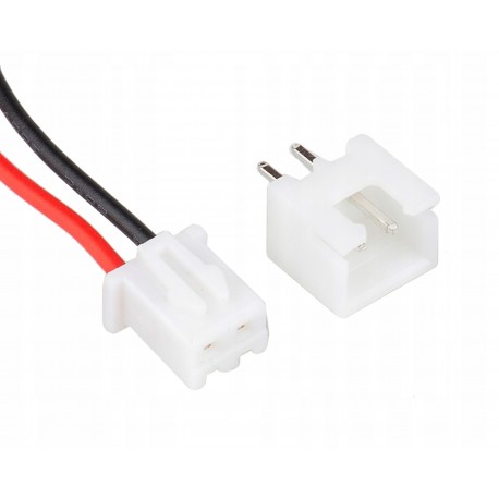 Gniazdo + złącze balansera JST-XH 1S przewód 2 PIN
