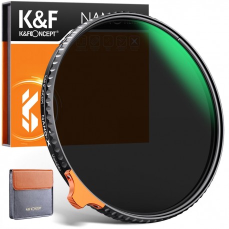 KF Filtr szary 77mm REGULOWANY ND2-ND400 fader PRO